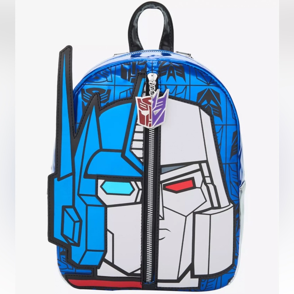 Bioworld Transformers Optimus Prime & Megatron Split Mini
Backpack